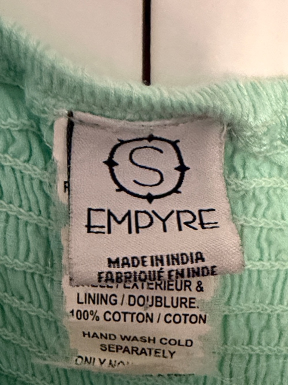 Empyre Mint & Black Aztec Print Spaghetti Strap Dress - Picture 4 of 5